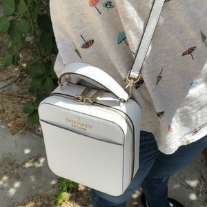 Kate Spade White Vanity Crossbody